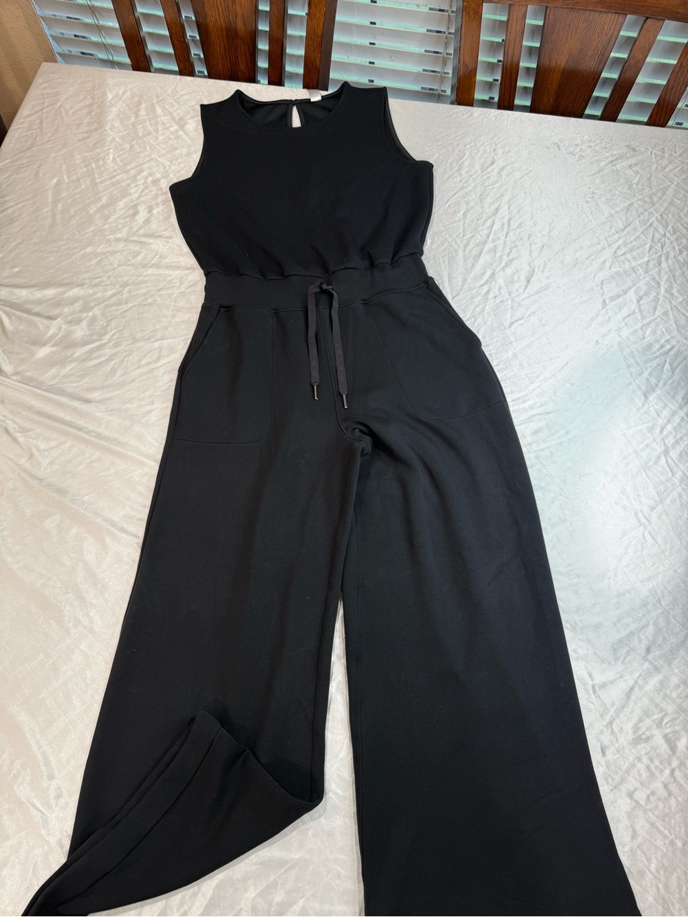 SPANX Air Essentials Sleeveless Jumpsuit with Drawstring - Picture 2 of 9